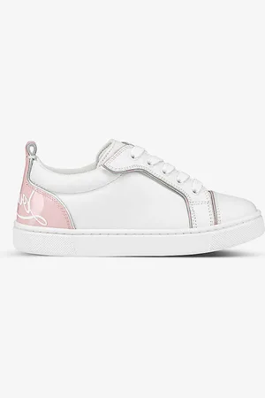 Christian Louboutin Funnyto Logo-print Leather Low-top Trainers 4-9 Years