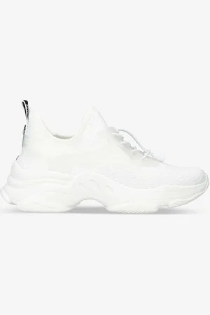 Steve Madden Match E 11e Contrast-panel Woven Low-top Trainers