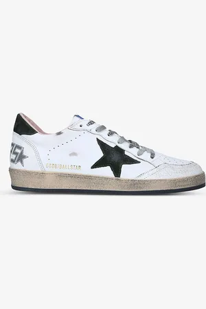Golden Goose Mens Ballstar Low-top Leather Trainers