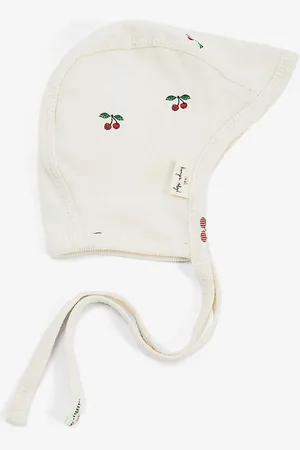 Konges Sløjd Set of Two -embroidered Organic Cotton Baby Helmets 0-9 Months