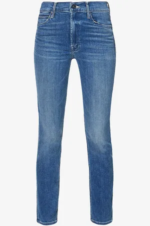 Mother Dazzler Straight-leg Mid-rise Stretch-denim Jeans