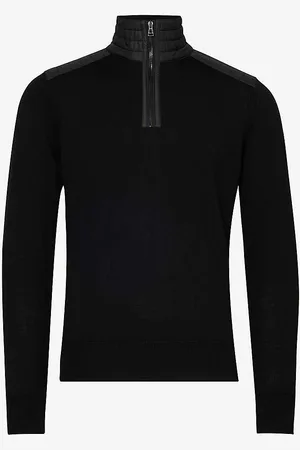 Belstaff Kilmington Quarter-zip Regular-fit Wool Sweatshirt