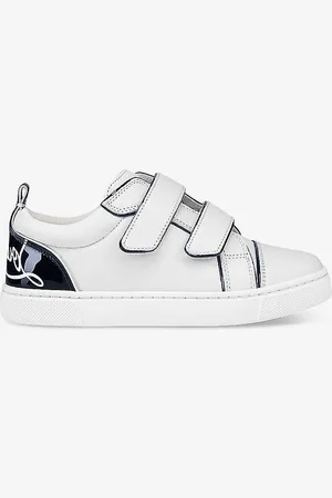 Christian Louboutin Funnyto Contrast-trim Leather Low-top Trainers 4-9 Years