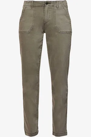 Paige Mayslie Tapered Mid-rise Stretch-denim Jeans