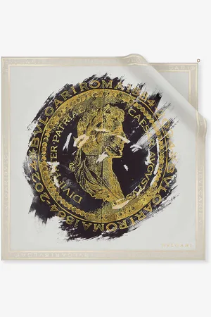 Bvlgari Avgvstvs Graphic-print Silk-twill Scarf
