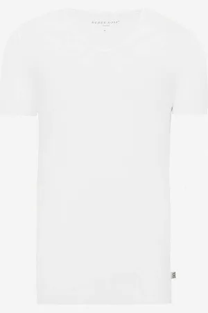 DEREK ROSE V-neck Modal T-shirt