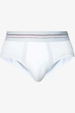 Spanx Sculpt Mid-rise Regular-fit Stretch-cotton Briefs