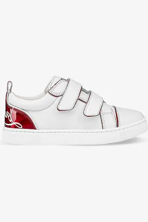 Christian Louboutin Funnyto Contrast-trim Leather Low-top Trainers 4-9 Years