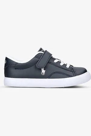 Ralph Lauren Theron V Embroidered-logo Faux-leather Trainers 6 Months To 4 Years