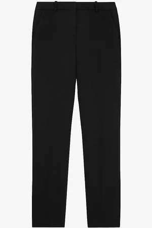 The Kooples Tapered-leg Mid-rise Wool Trousers