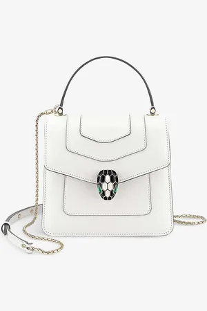 Bvlgari Serpenti Forever Leather Top-handle Bag