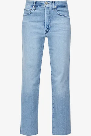 GOOD AMERICAN Good Straight Straight-leg High-rise Stretch-denim Jeans