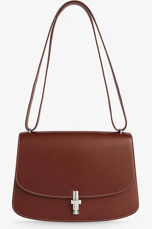 The Row Sofia 10 Leather Shoulder Bag