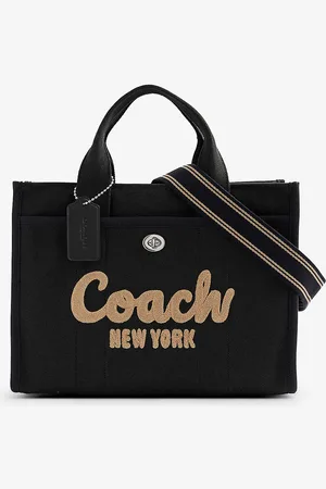 Coach Cargo 34 Logo-embroidered Detachable-strap Canvas Tote Bag