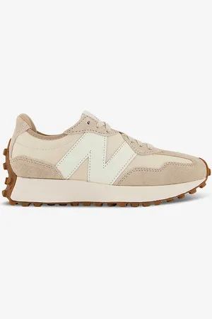 New Balance 327 Logo-embroidered Suede and Woven Low-top Trainers