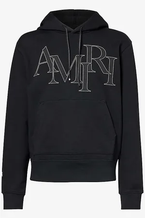 AMIRI Logo-appliqué Cotton-jersey Hoody