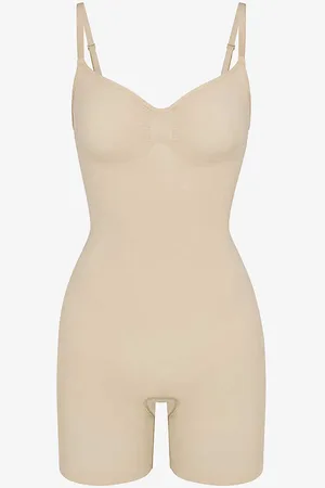 SKIMS Sculpt Ruched Stretch-woven Body