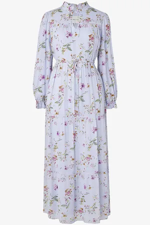 By Malina Florencia Floral-print Maxi Dress