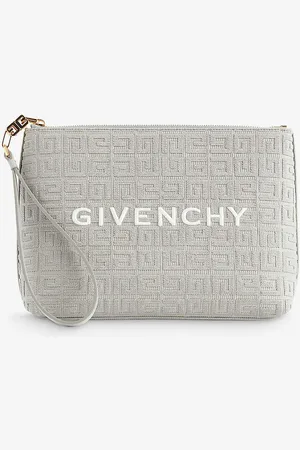 Givenchy Branded Cotton-blend Pouch