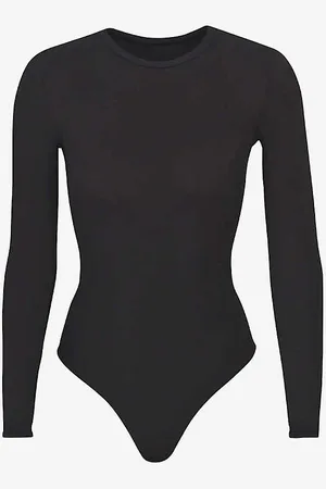 SKIMS Fits Everybody Long-sleeve Stretch-woven Body