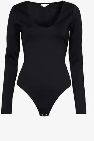 GOOD AMERICAN Scuba Scoop-neck Stretch-woven Body