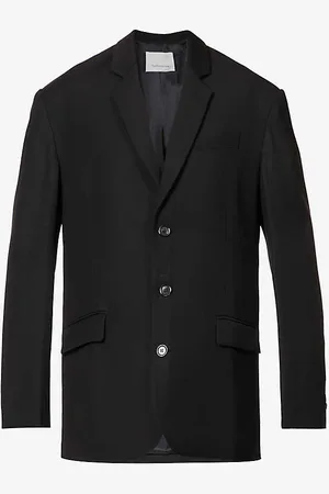 The Frankie Shop Gelso Oversized Woven Blazer
