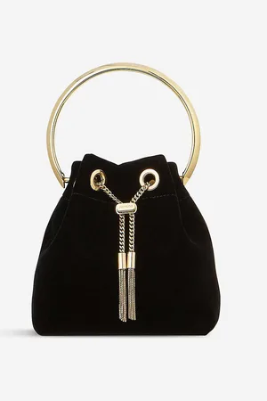 Jimmy Choo Bon Velvet Top-handle Bag