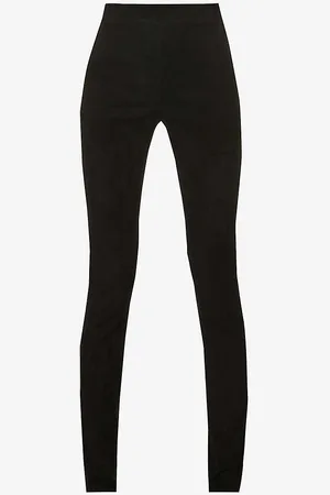 Joseph High-rise Suede Leggings
