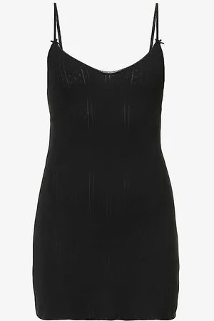 Cou Cou Intimates French-lace Sleeveless Organic-cotton Mini Dress