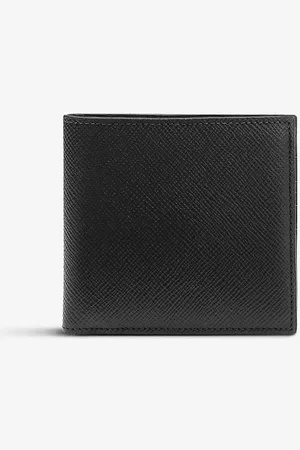 SMYTHSON Panama Grained Leather Wallet