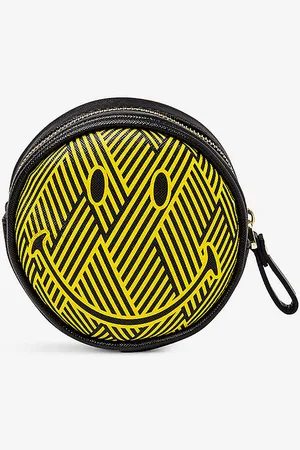 SELETTI Smiley Faux-leather Coin Purse