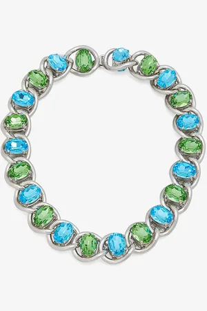 Marni Gemstone-embellished Gold-toned Metal Necklace