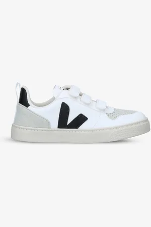 Veja V10 Leather Trainers 6-9 Years