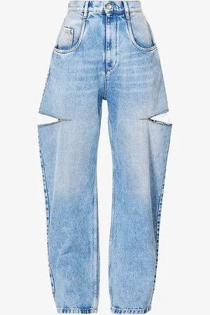 Maison Margiela Icons Cut-out Straight-leg High-rise Jeans