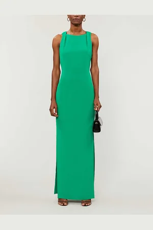 Whistles Tie Back Woven Maxi Dress