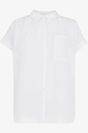 Whistles Nicola Cotton-blend Shirt