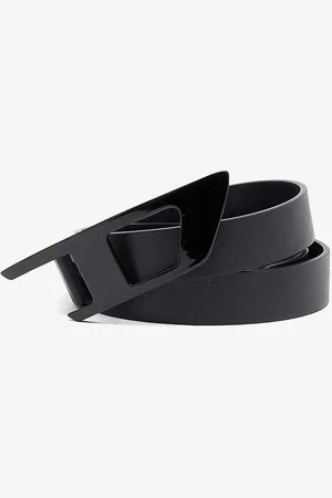 Diesel D-logo Leather Belt