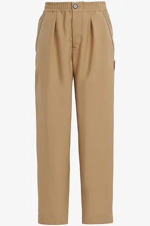 Marni Mid-rise Tapered-leg Wool Trousers