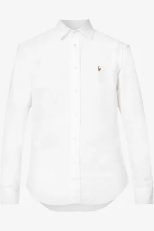 Ralph Lauren Brand-embroidered Regular-fit Cotton Shirt