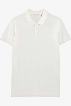 IKKS Regular-fit Short-sleeve Cotton Polo Shirt