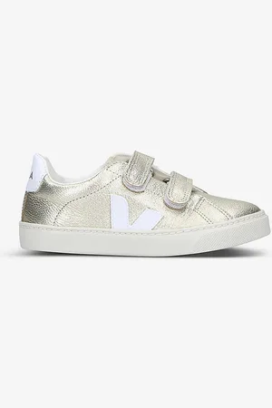 Veja Esplar Leather Trainers 6-9 Years