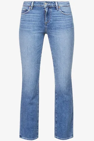 Paige Amber Cropped Mid-rise Stretch-denim Jeans
