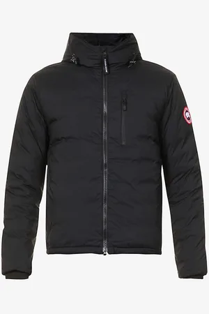 Canada Goose Lodge Logo-patch Shell-down Hooded Puffer Jacket