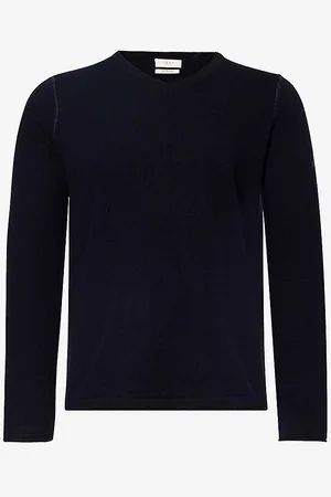 IKKS V-neck Relaxed-fit Cashmere Jumper