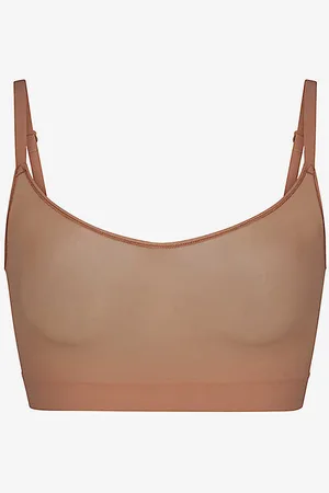 SKIMS Everyday Round-neck Stretch-woven Bra