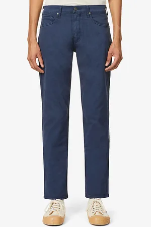 Paige Federal Slim-fit Straight-leg Stretch-cotton Jeans