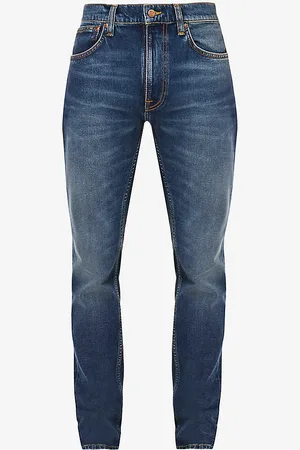 Nudie Jeans Lean Dean Tapered-leg Mid-rise Stretch-denim Jeans