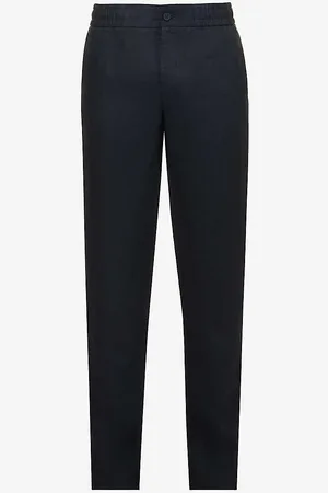 Orlebar Brown Cornell Branded-hardware Regular-fit Straight-leg Linen Trousers