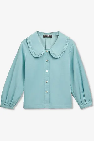 Whistles Frill-collar Long-sleeved Cotton-corduroy Shirt 3-9 Years