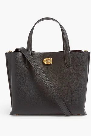 Coach Willow 24 Logo-embellished Leather Tote Bag